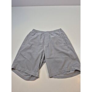 Birddogs Swim Trunks Shorts Mens XL Blue Striped Lined Quick Dry Drawstring FLAW